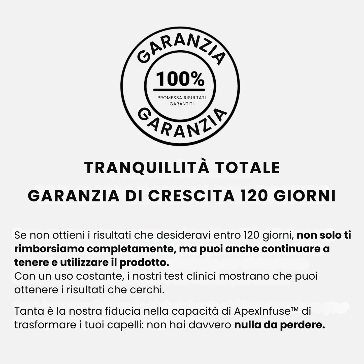 ApexInfuse™ Sistema di Ricrescita dei Capelli